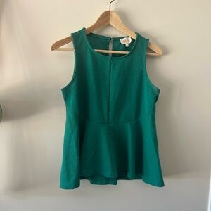 Anthropologie peplum tank